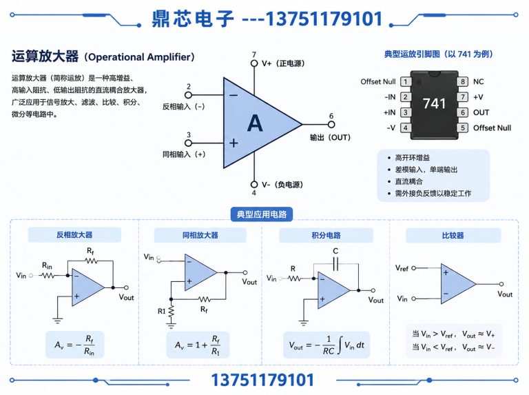 三明运算放大器展示图